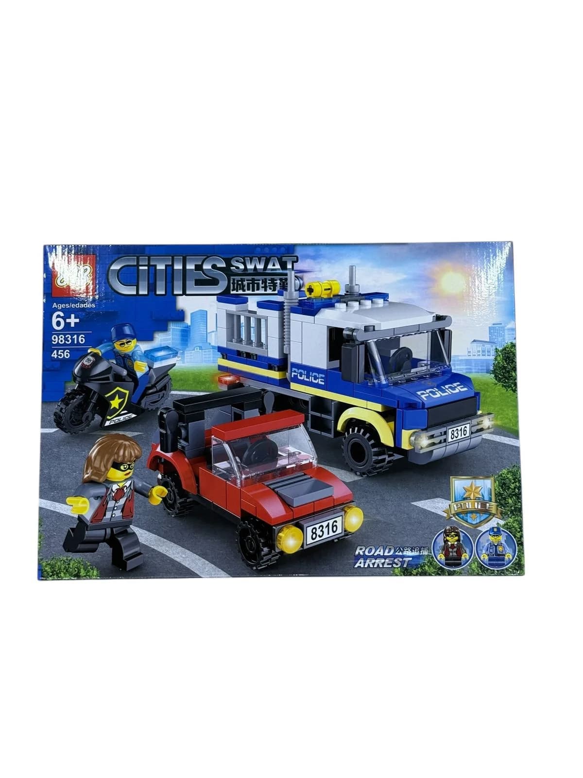 Konstruktor CİTIES SWAT 98316, 456 hissə