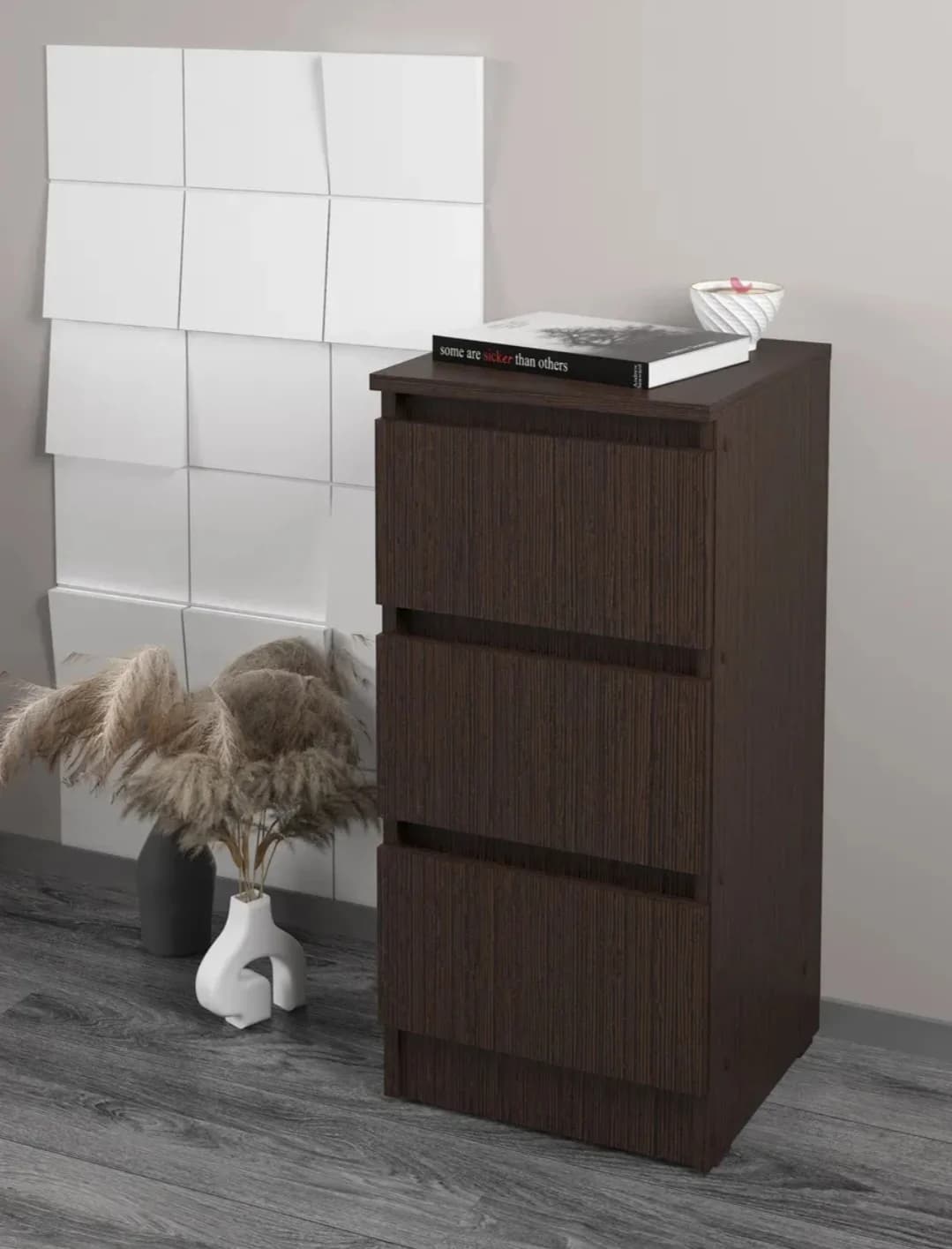 Tumba çarpayıyanı SO045, laminat, 73x35x36 sm, qəhvəyi