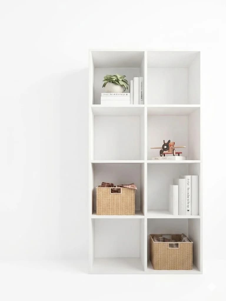 Stellaj 63992170, ağ, laminat, 140x70x28 sm