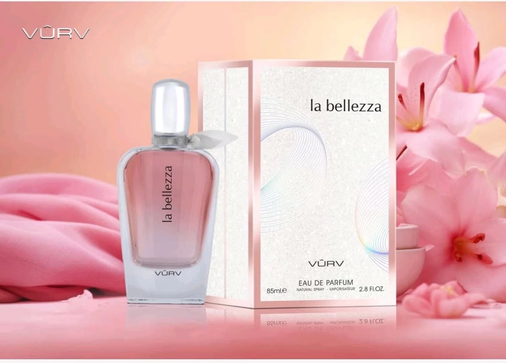 Vurv Perfumes La Bellezza qadınlar üçün ətir suyu 85 ml