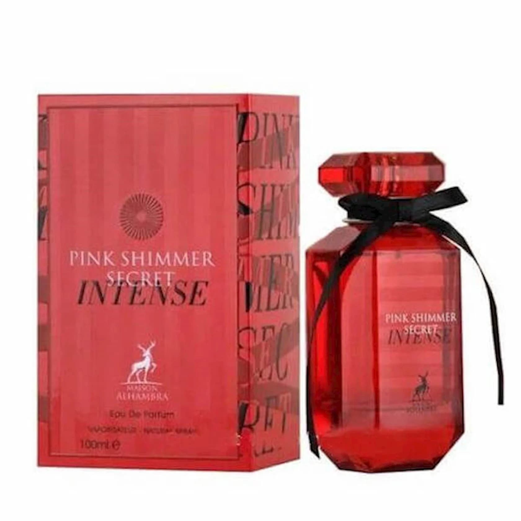Alhambra Pink Shimmer Secret Intense qadınlar üçün ətir suyu 100 ml