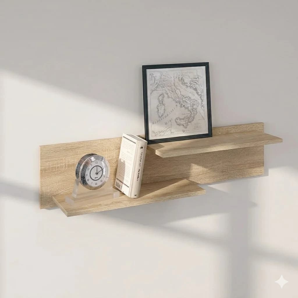 Rəf 39865758, laminat, sanoma, 100x25x20 sm