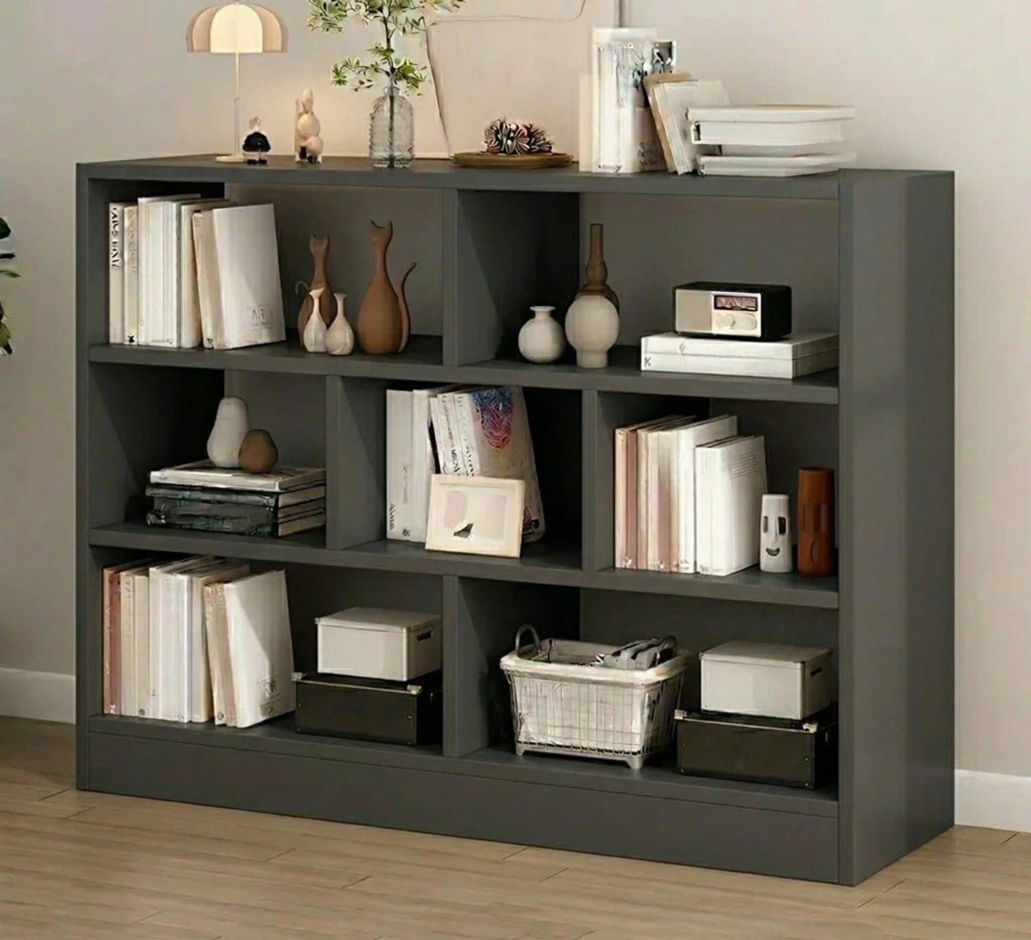 Stellaj MB6, laminat, , 72x100x30 sm, antrasit