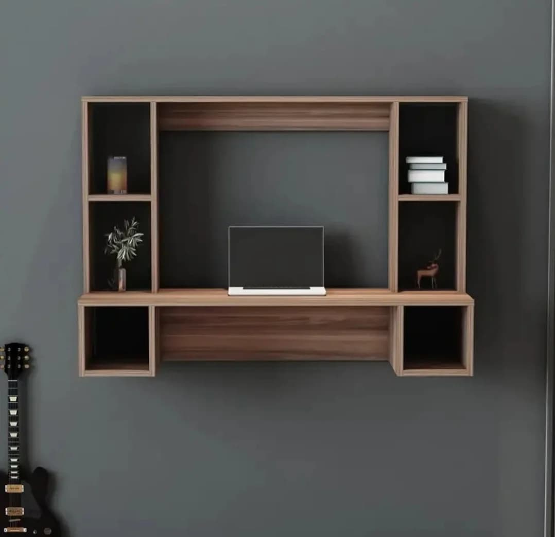 Yazı masası SO007, laminat, qəhvəyi, 45x85x120 sm — изображение 2