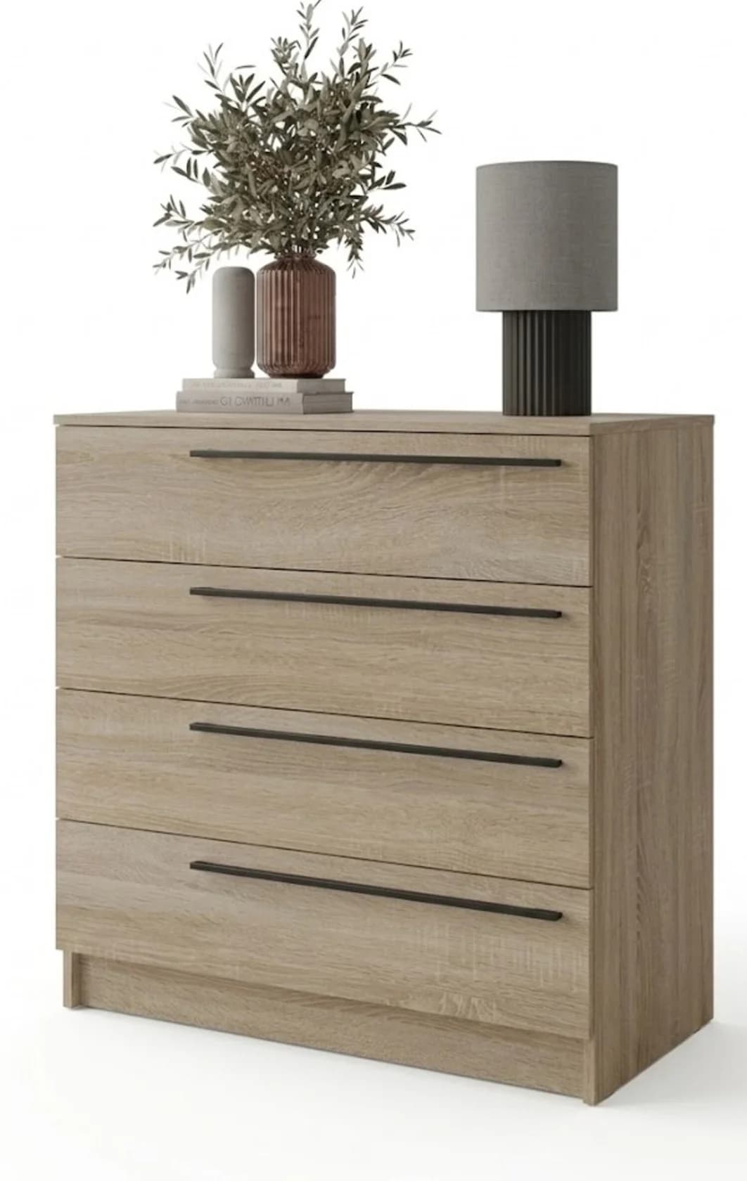 Komod MB26, laminat, 80x80x35 sm, açıq qəhvəyi