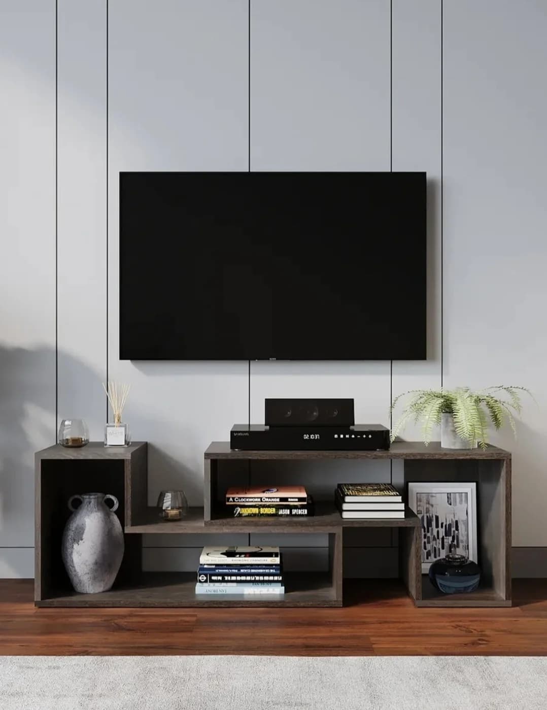 TV üçün tumba SO81, laminat, 120x30x50 sm — image 2