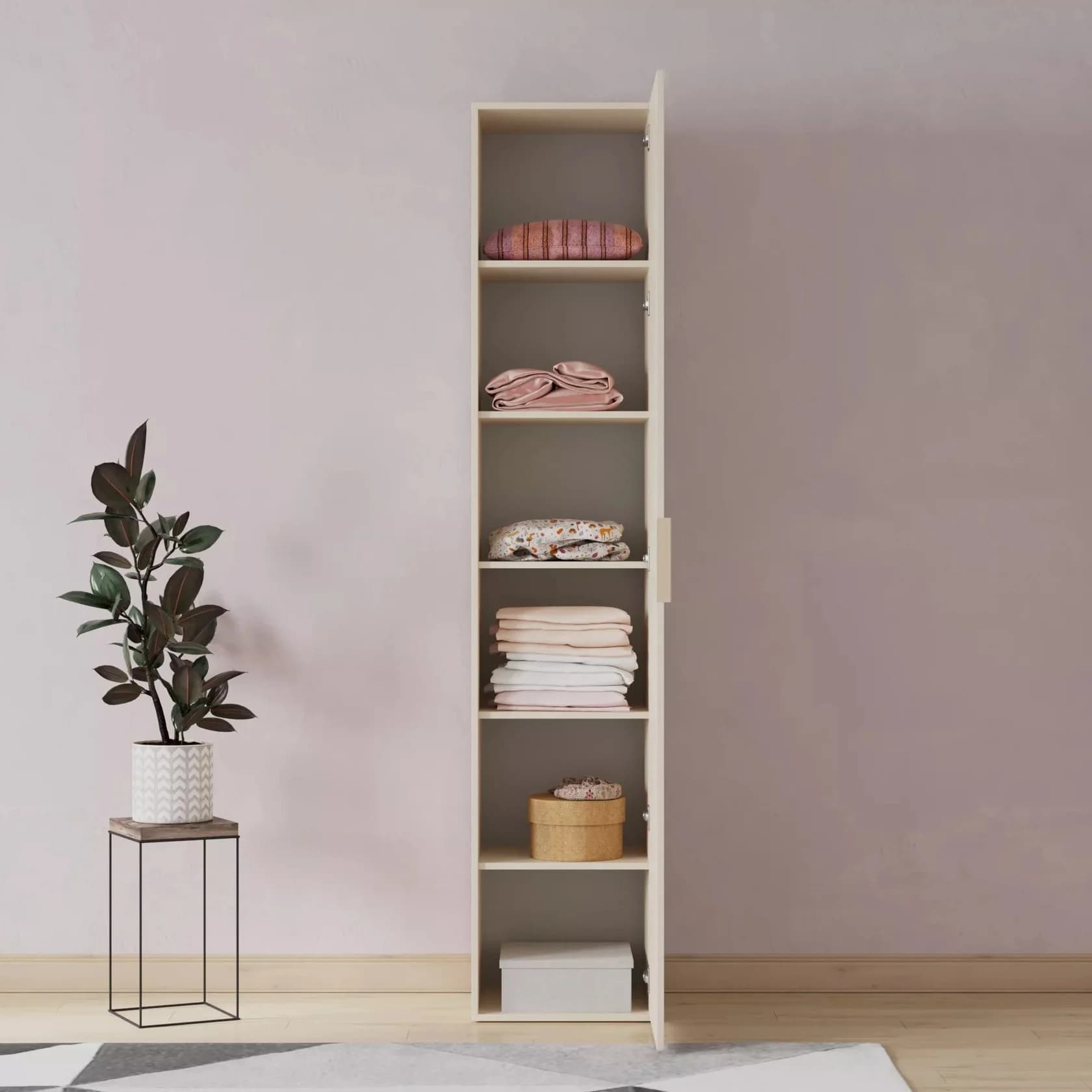 Şkaf Yagmur 2550232, laminat, bej, 225.3x41.6x45.1 sm — изображение 3