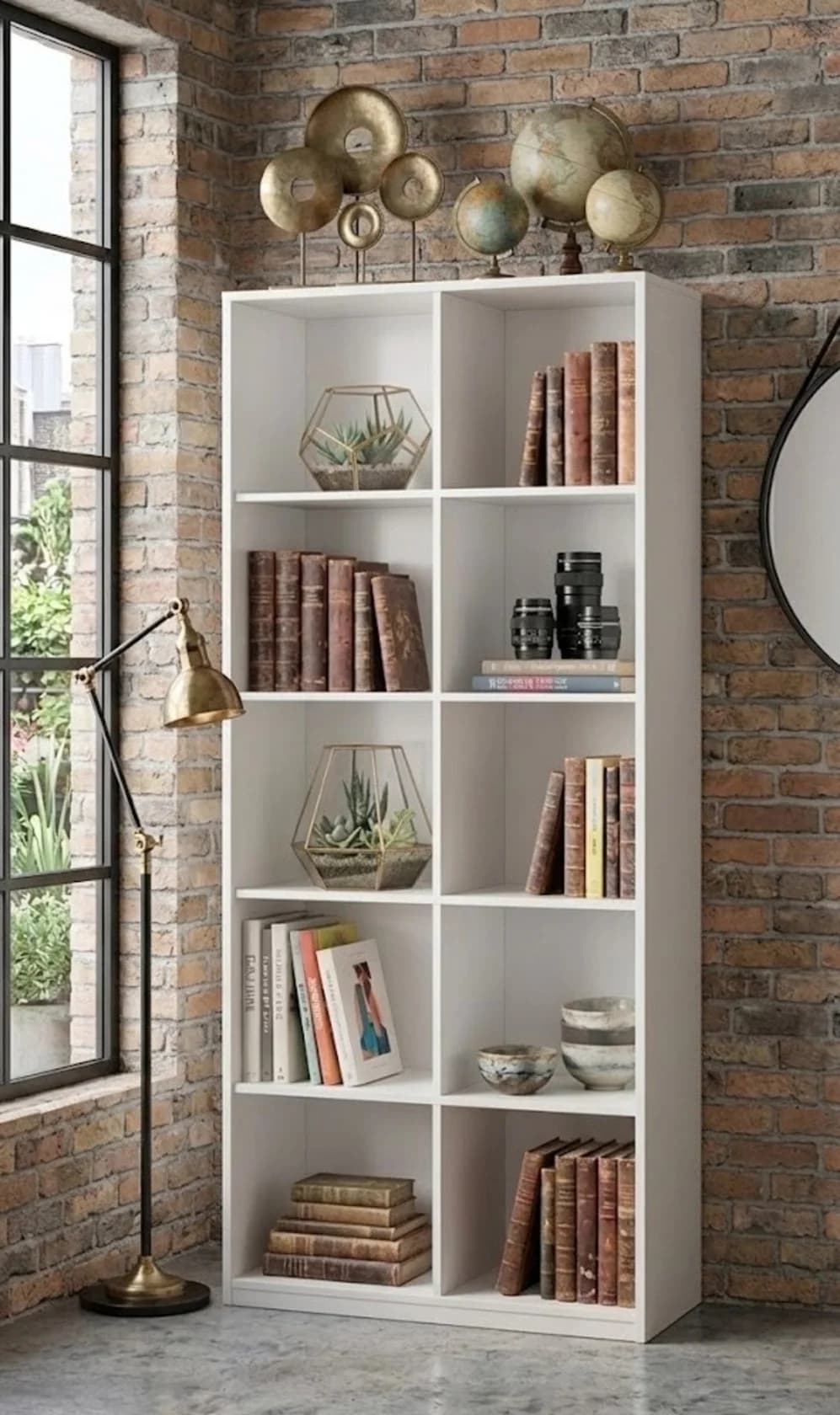 Stellaj MB15, laminat, 170х70х28 sm, ağ