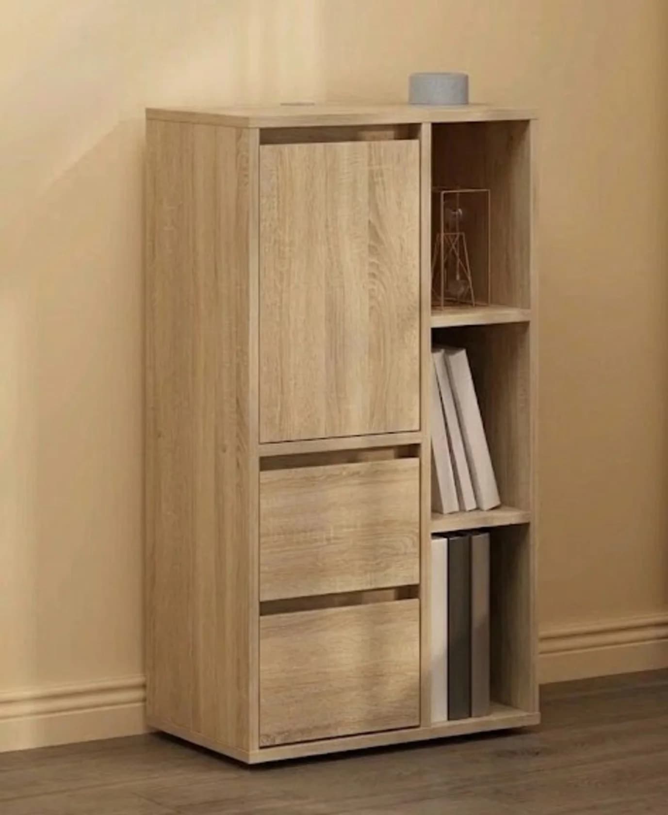 Tumba MB23, laminat, rəng Sonoma, 90x60x35 sm