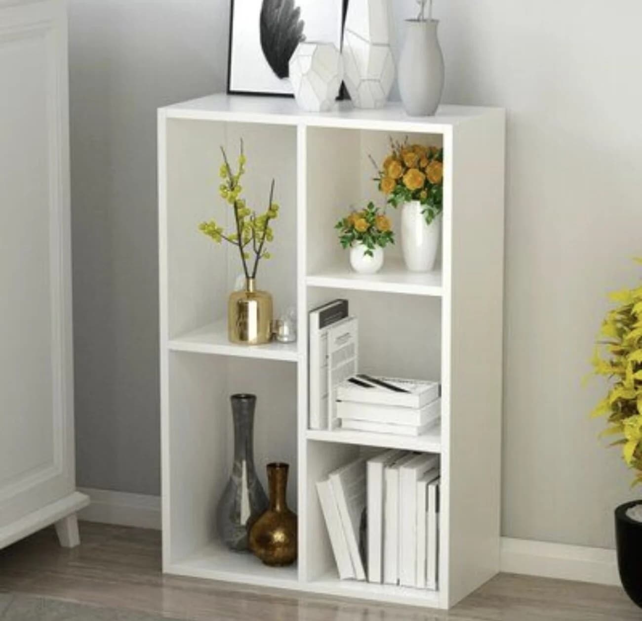 Stellaj MB5, laminat, ağ, 80х50х28 sm