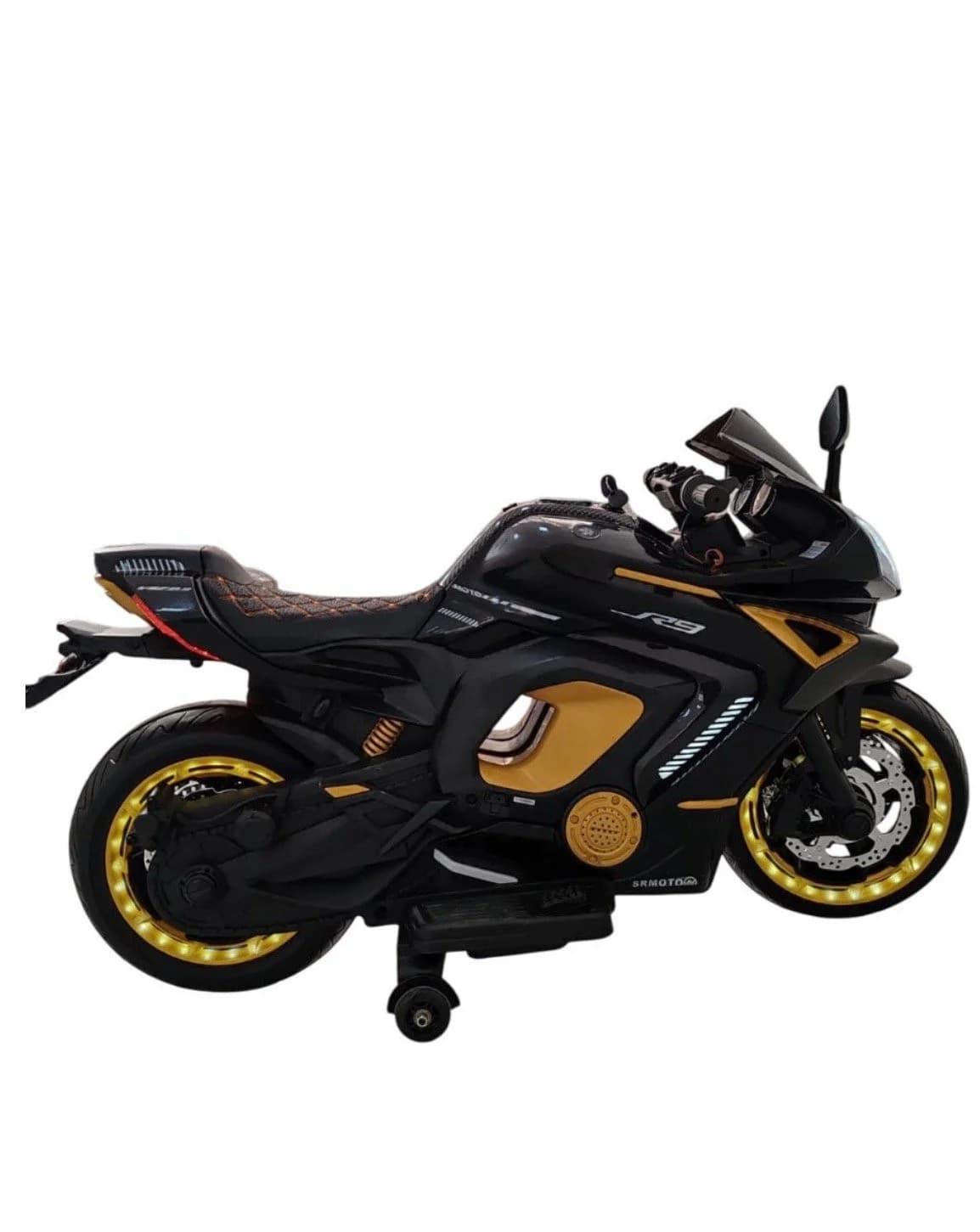Uşaq eleketrik motosikli RS8, qara, 15 yaşa qədər