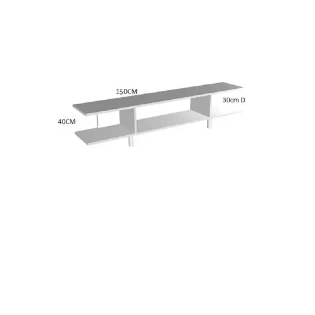 TV üçün tumba SO82, laminat, 150x30x40 sm — изображение 3