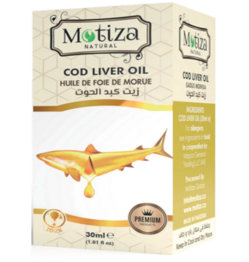 Balıq yağı Motiza cod liver oil 30ml