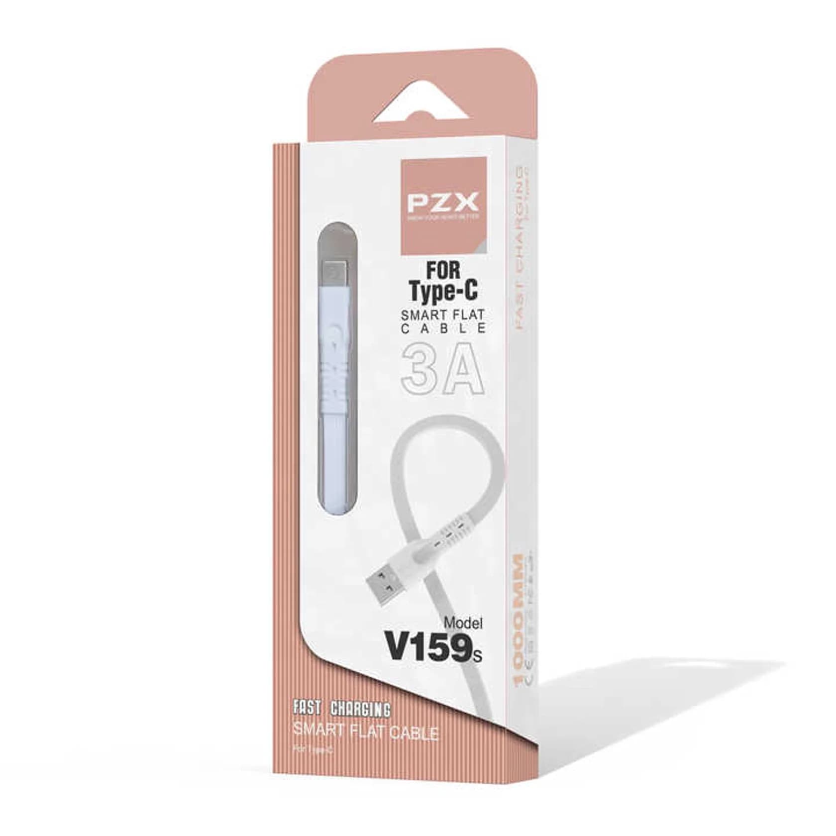 Kabel USB PZX Type-C 3A, PVC, TPE, sürətli doldurma