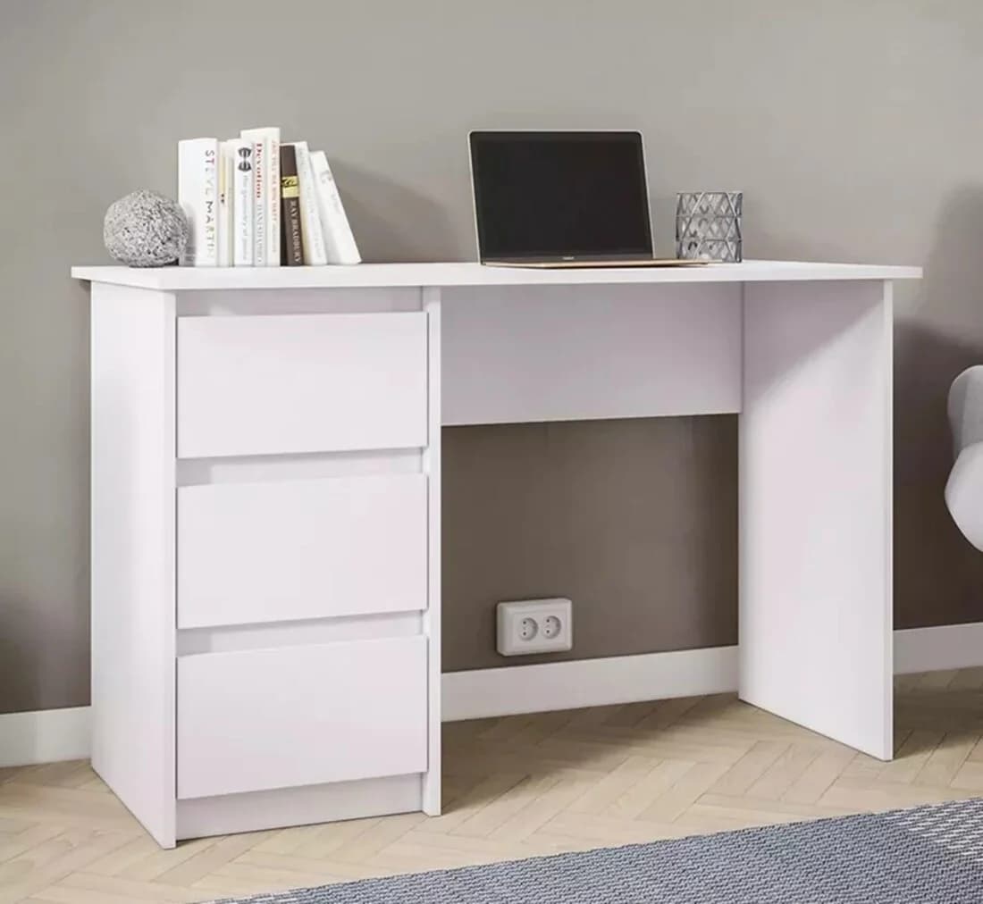 Yazı masası 83423850, laminat, ağ, 120x75x50 sm