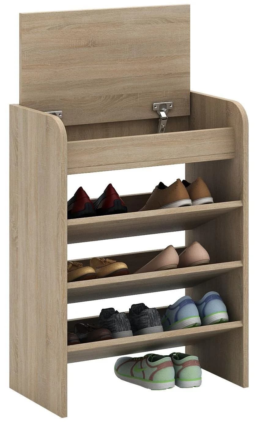 Ayaqqabı şkafı Yagmur99, 78x52x3 ədəd, laminat, bej — image 2