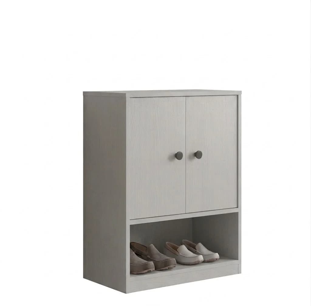 Tumba ayaqqabılar üçün MB9, laminat, 77x60x35 sm, boz