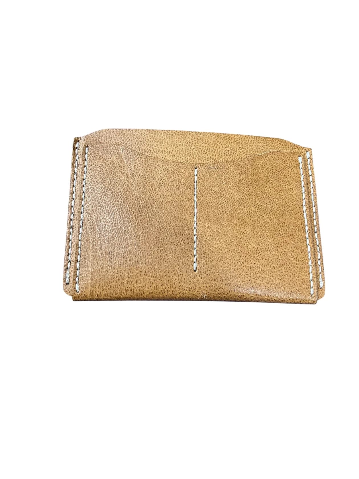 Kredit kart qabı 9121, təbii dəri, xardal rəngi — şəkil 2