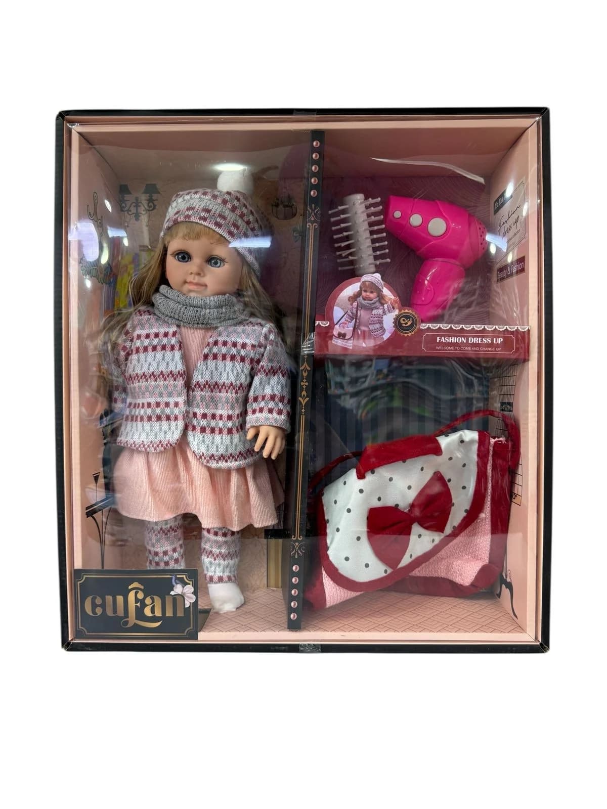 Kukla dəsti Cufan 6641, plastik, 35 sm
