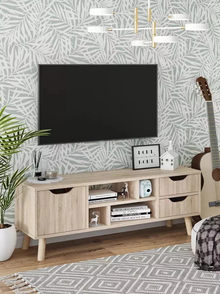 TV üçün tumba Yagmur, laminat, sonomo, 110x39x28 sm