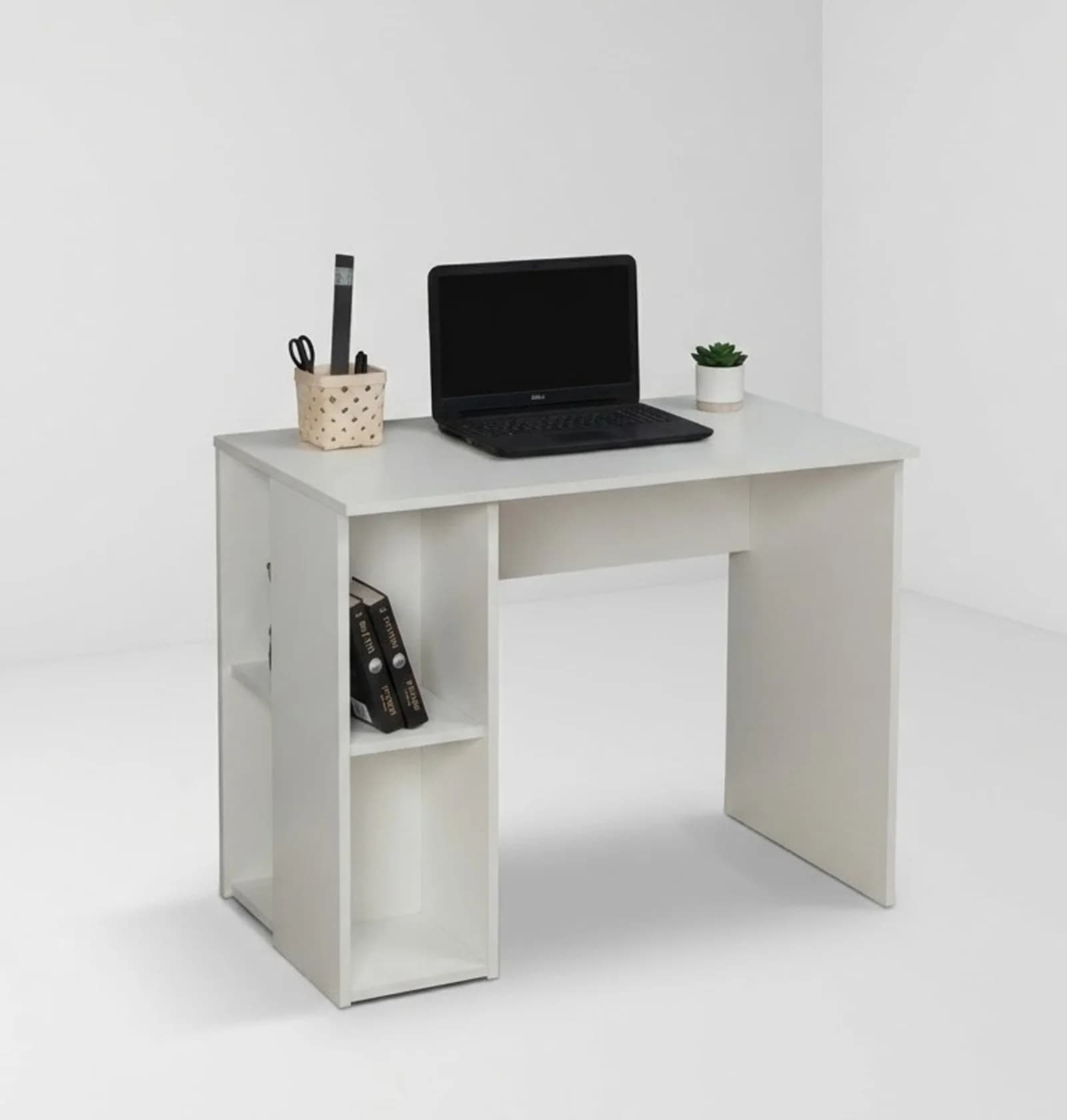 Yazı masası MB 22, ağ, laminat, 100x75x50 sm