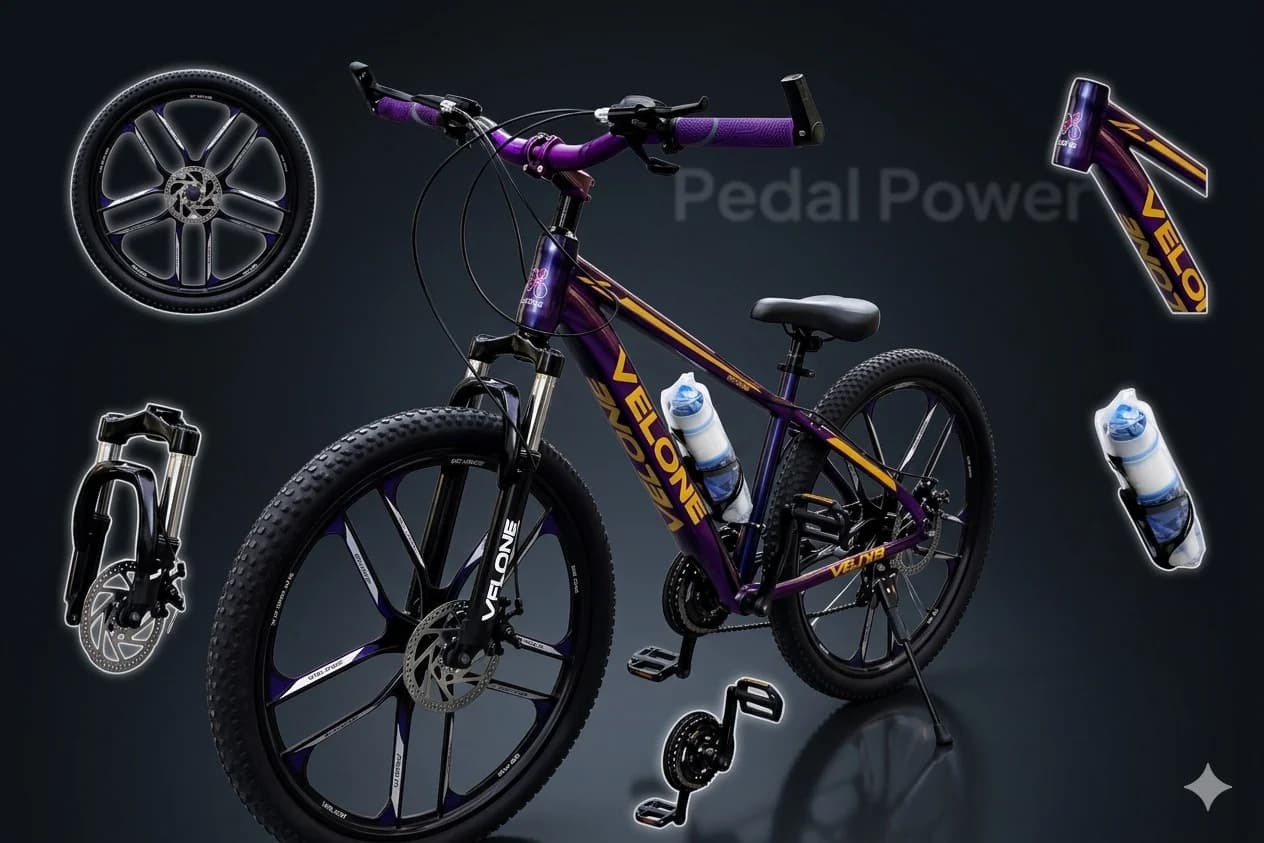 Dağ velosipedi Veloone Ppower97, ölçü 26