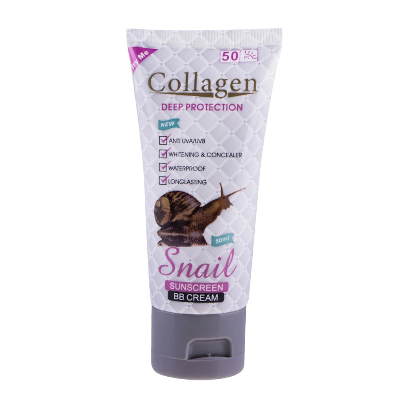 BB krem Collagen Snail Sunscreen SPF 50 Günəşdən qorunma Açıq 50 ml