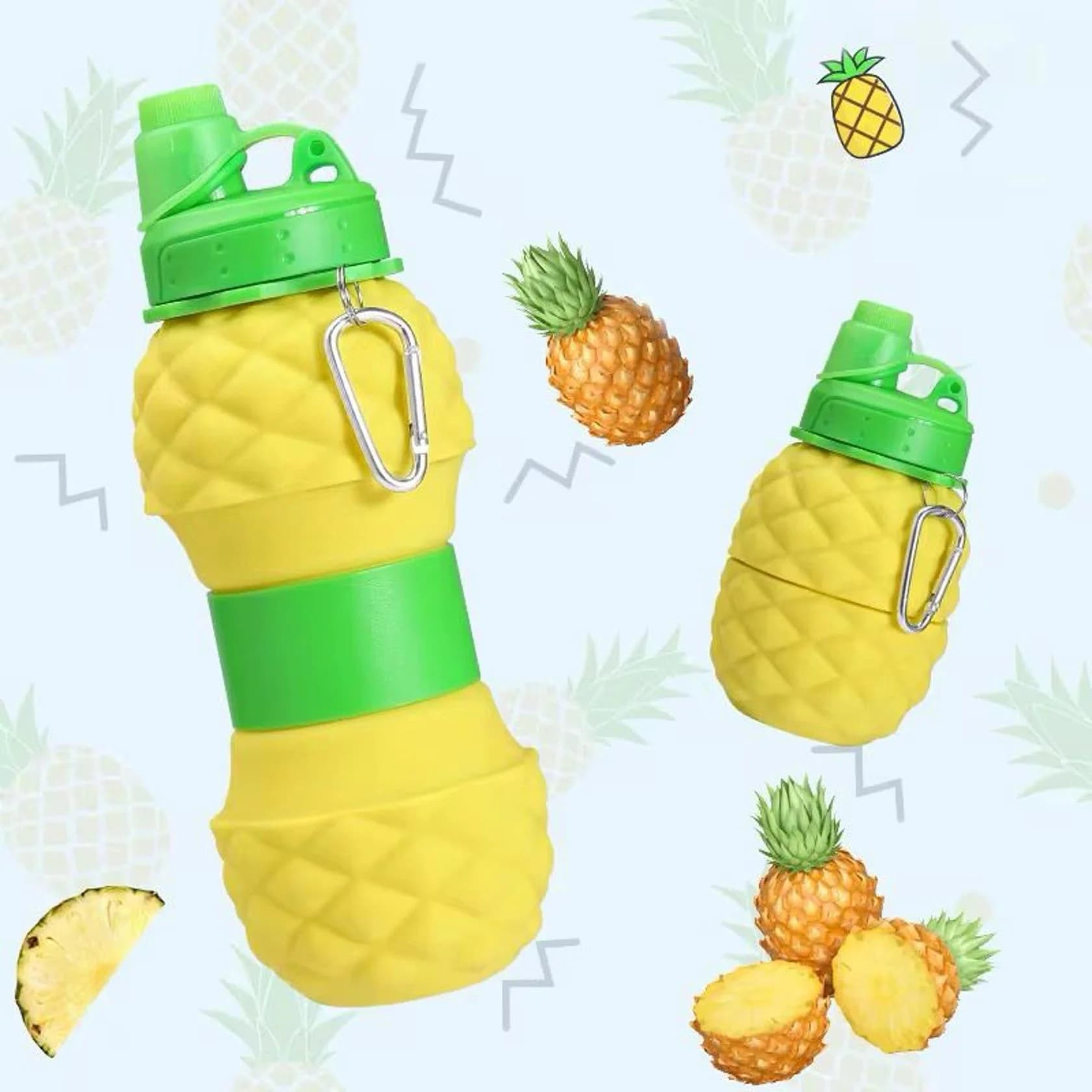 Su qabı açılıb-yığılan, 600 ml, Sarı - Gstore 122
