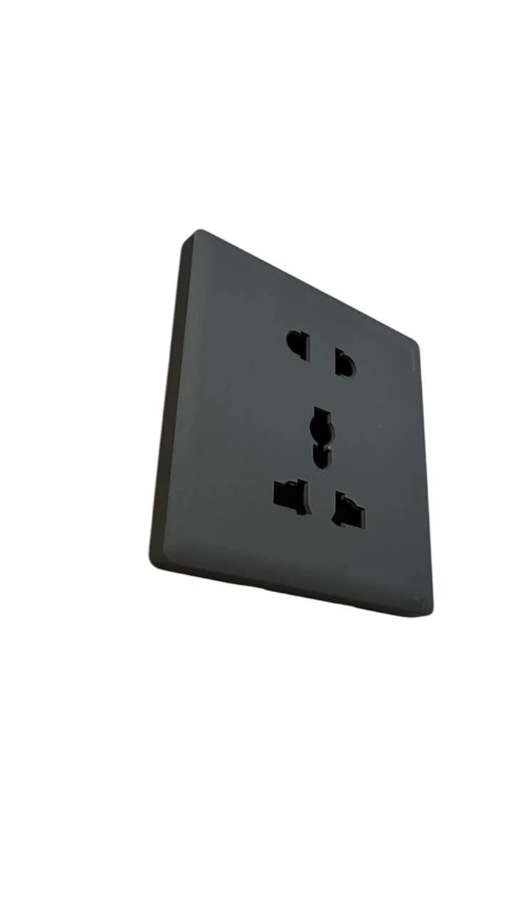 Rozetka Elegant Slim 03, boz — şəkil 2