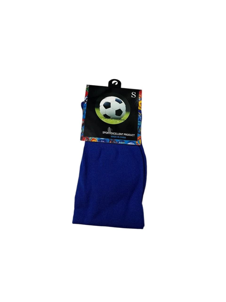 Uşaqlar üçün futbol corabı, poliester, göy