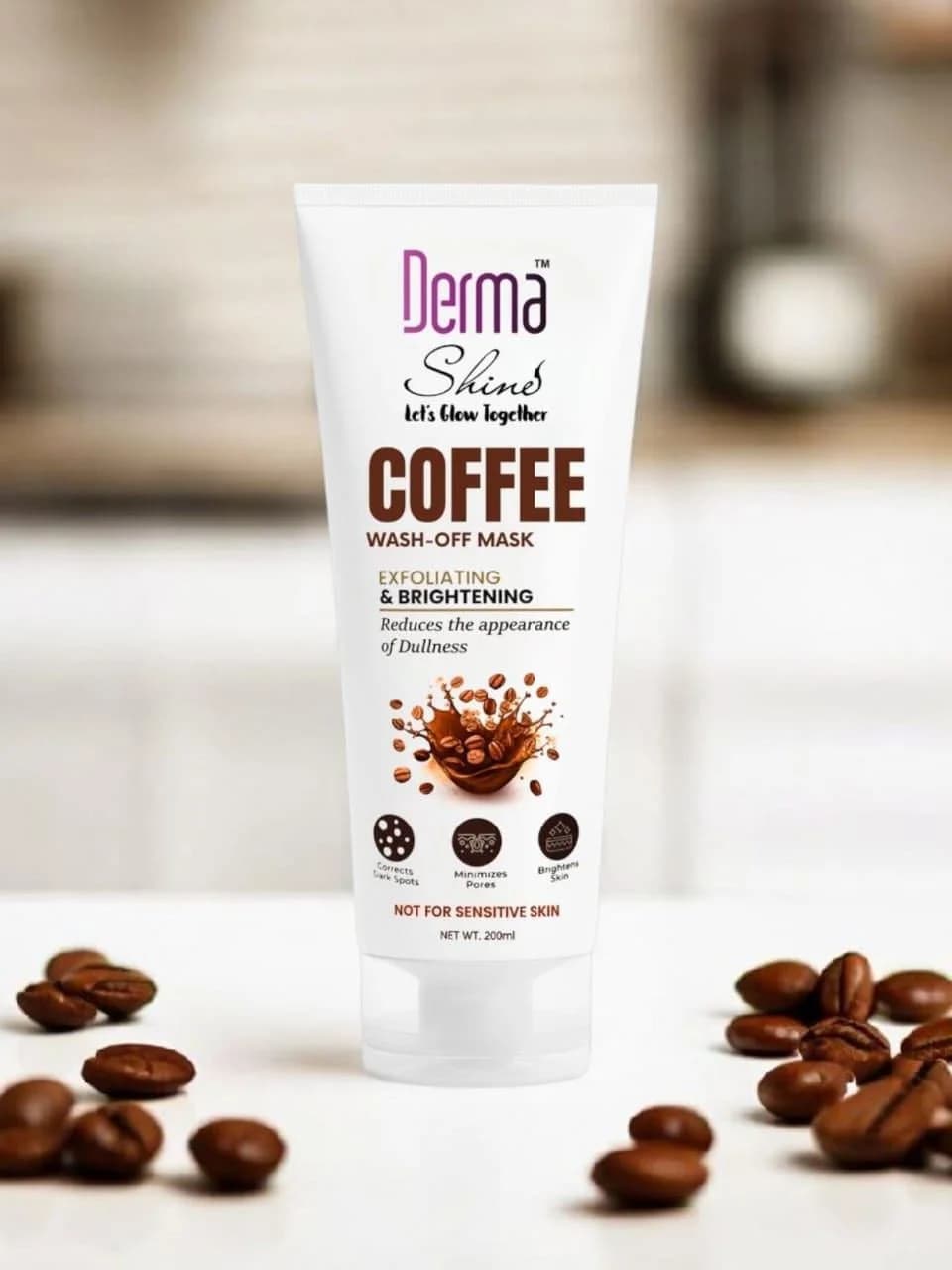 Təmizləyici krem-maska Derma Coffee, 200 ml