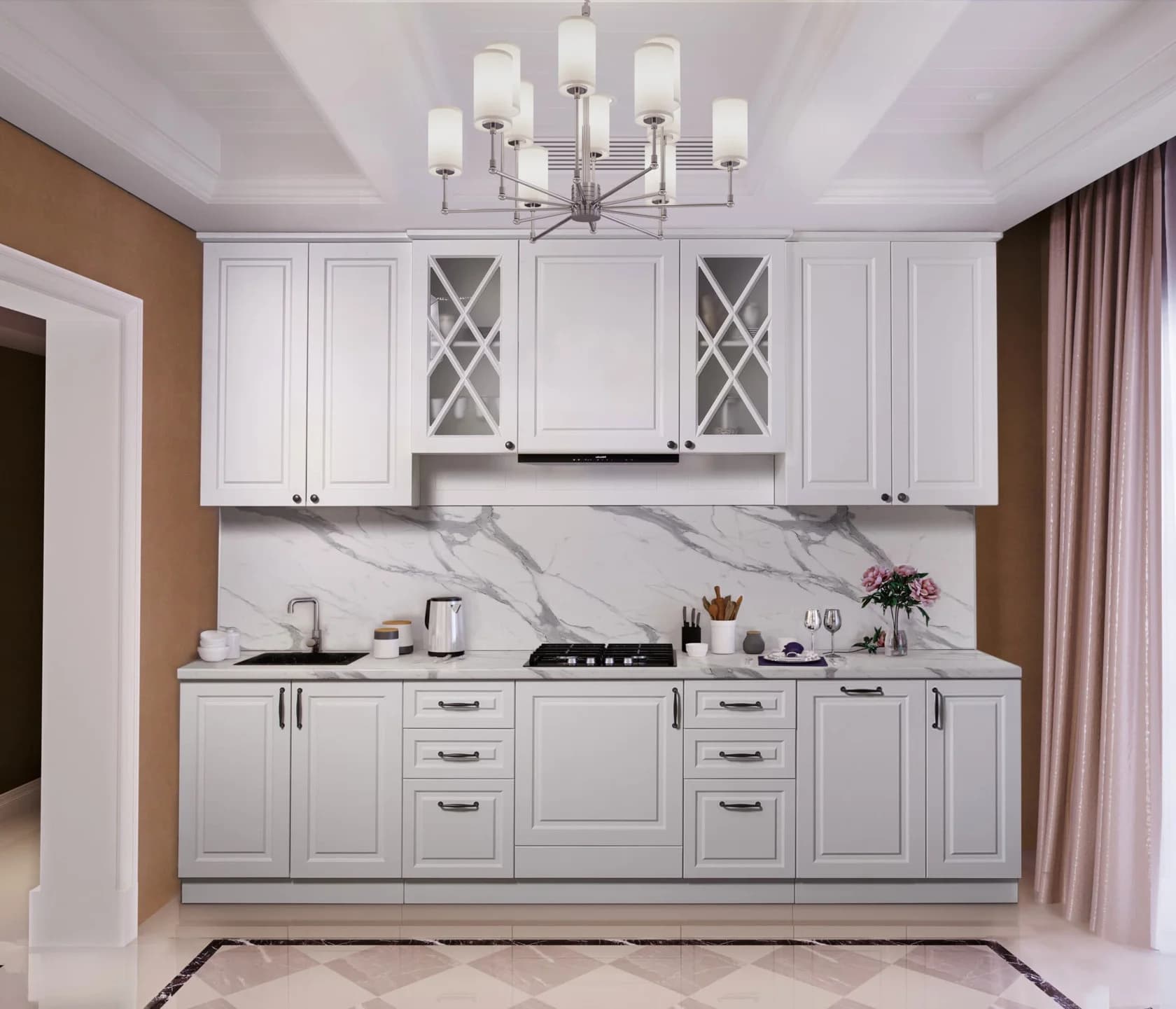 Mətbəx şkafı Elegant Kitchen S053, 300x110 sm