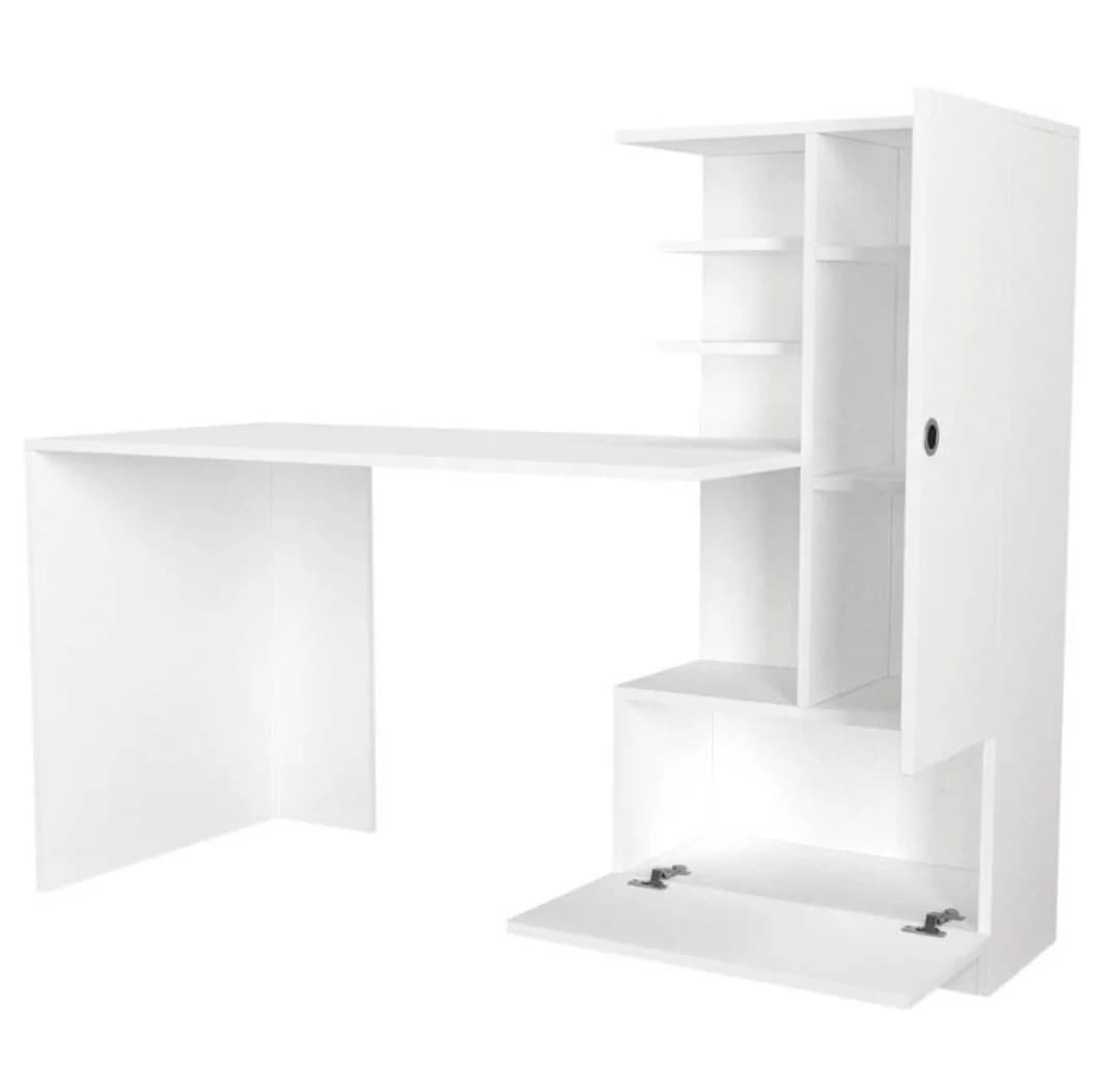 Yazı masası SO002, laminat, ağ, 150x60x150 sm — изображение 5