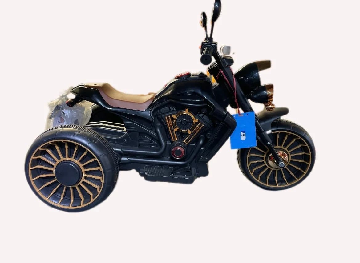 Uşaq elektrik motosikleti Harley, qara, 5 yaşa qədər