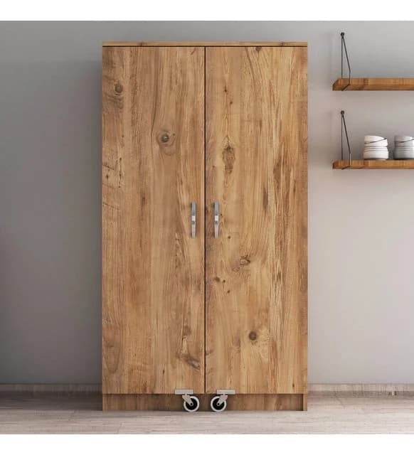 Şkaf S062, LDSP, 180x90x38 sm, qəhvəyi — image 3