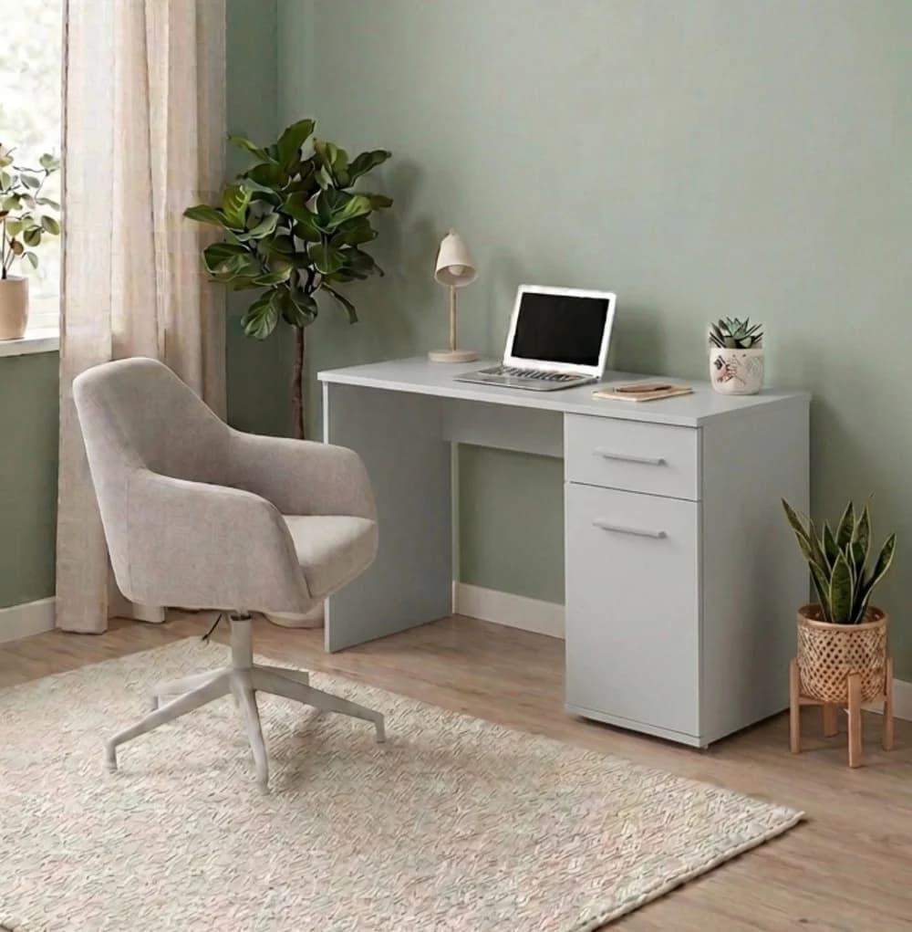 Yazı masası MB 8, boz, laminat, 110x75x55 sm