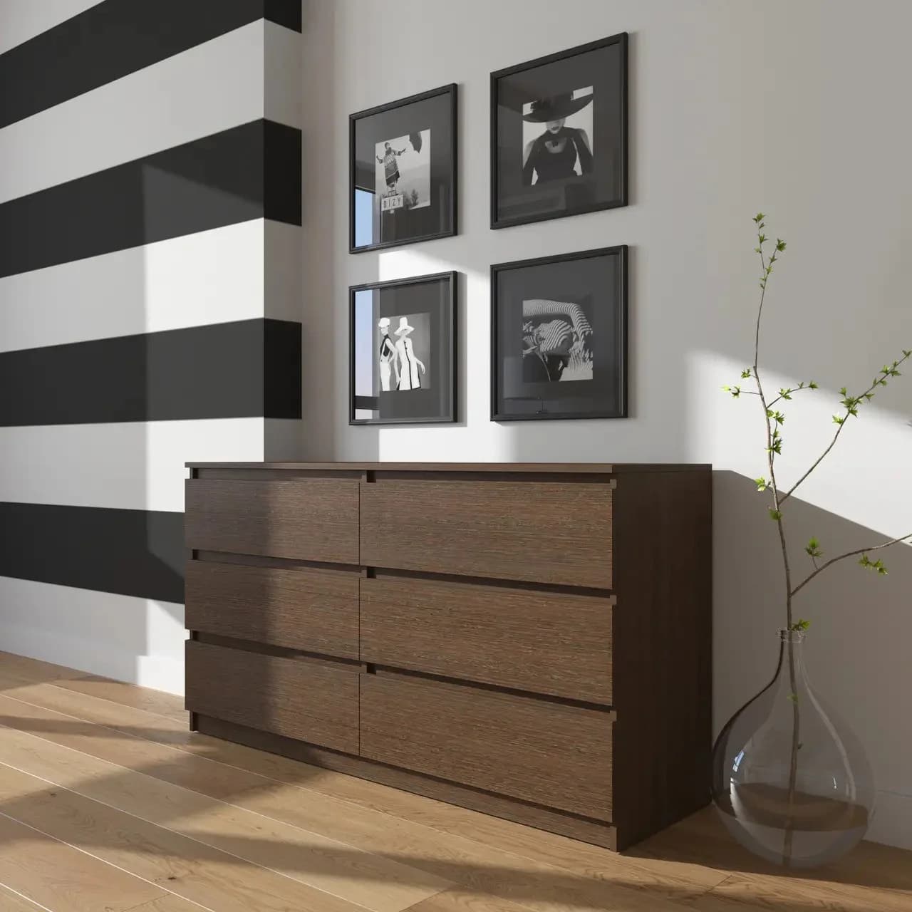 Kamod Yagmur, laminat, venge, 140x75.5x40 sm
