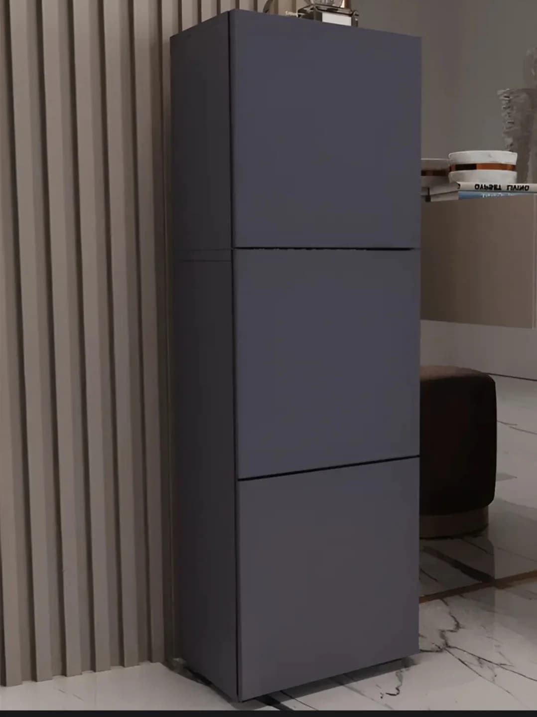 Şkaf-penal 12691817, laminat, antrasit, 180x60x40 sm — image 3