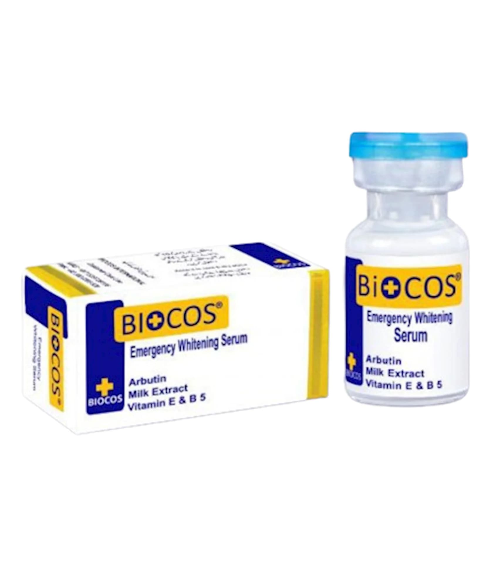 Üz üçün zərdab Biocos Emergency Whitening 30 ml