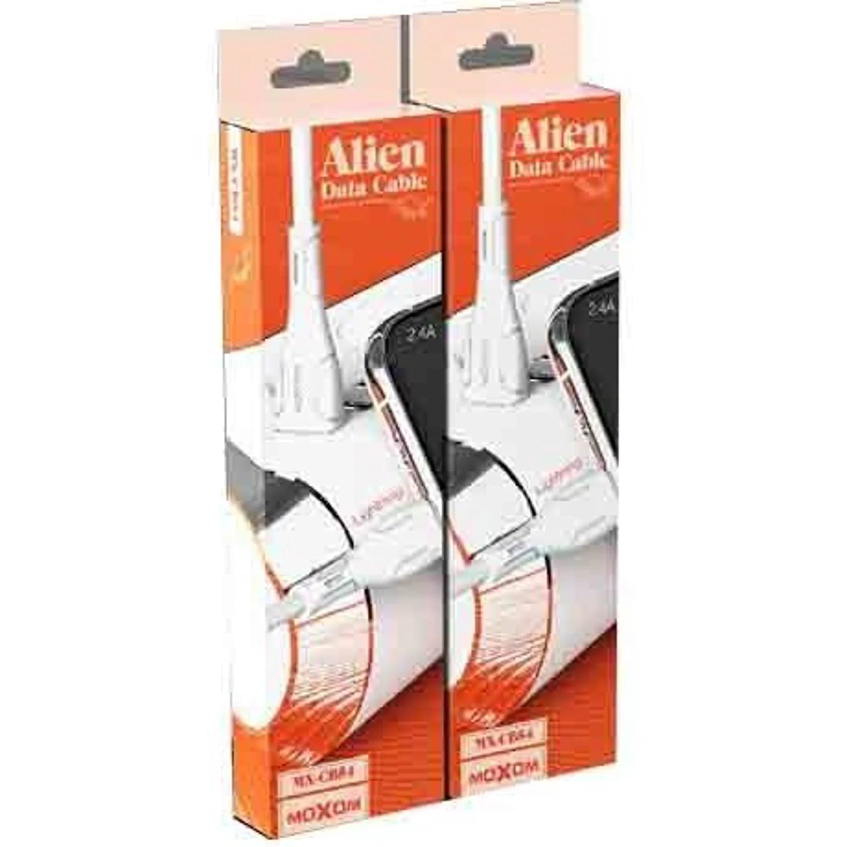 Kabel USB Moxom Type-C 2.4A, ağ