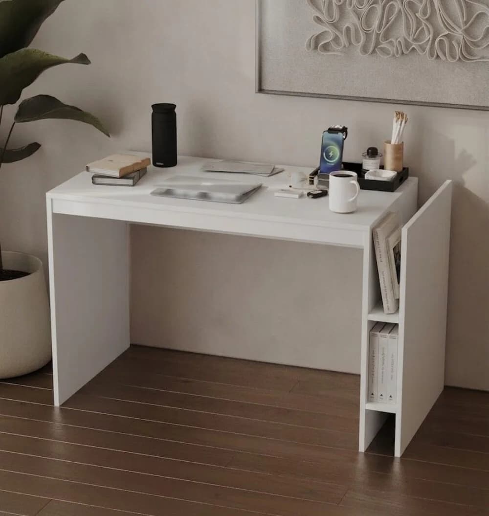 Yazı masası MB 14, laminat, ağ, 90x75x50 sm