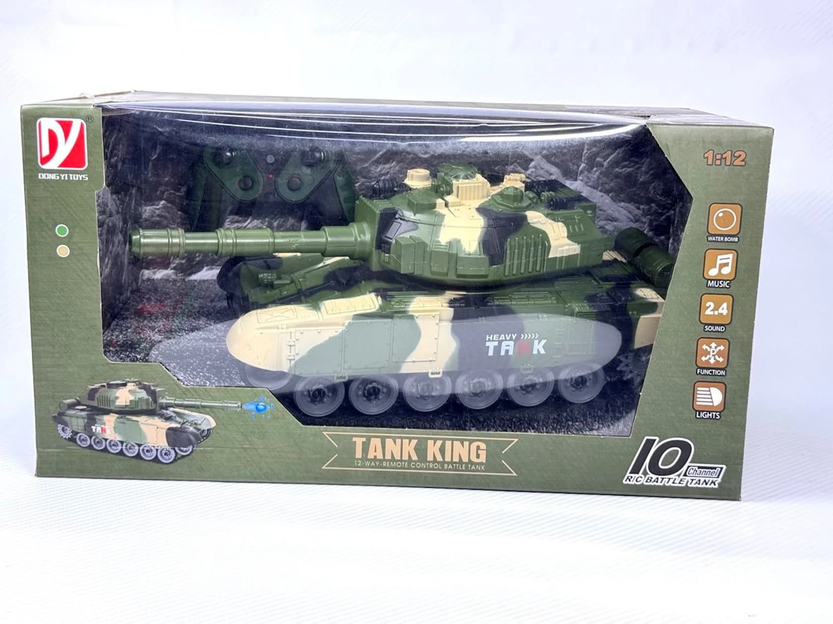 Radio ilə idarə olunan tank Tank King A8863-145, rəngbərəng — изображение 3