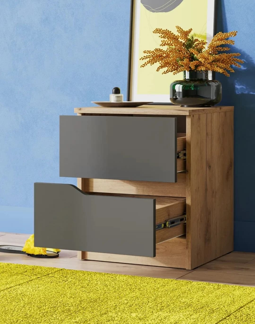 Tumba S012, antrasit, laminat, 50х40х40 sm — изображение 2