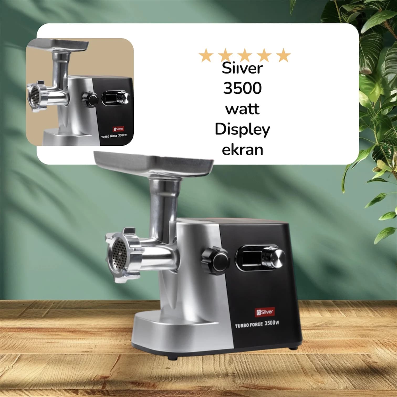 Ətçəkən maşın Silver Pp4334 3500W