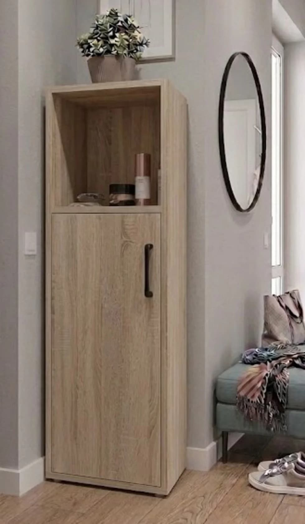 Tumba MB26, sonoma, laminat, 100x30x30 sm