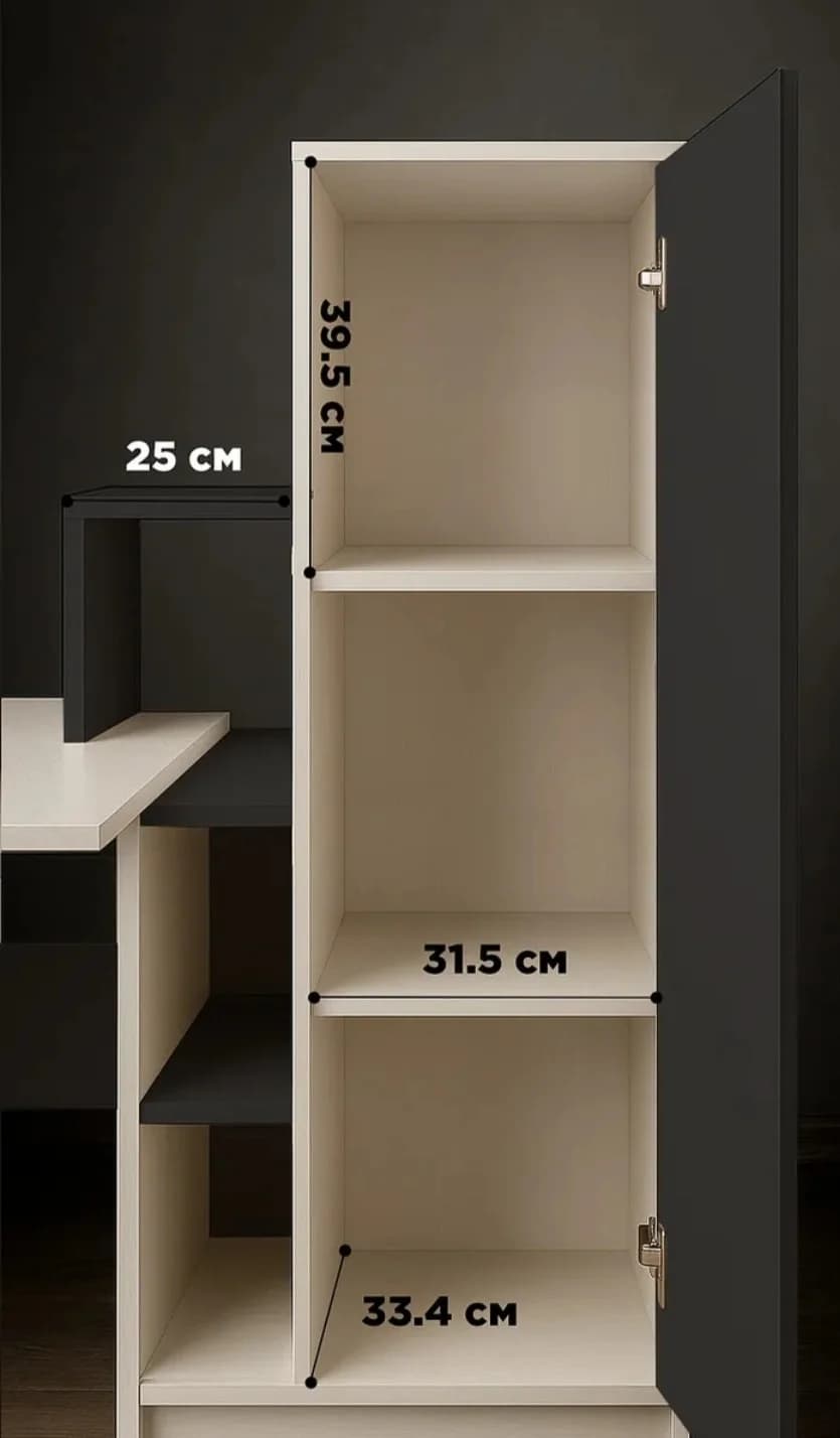 Yazı masası s061, laminat, 135x60x135 sm — изображение 4