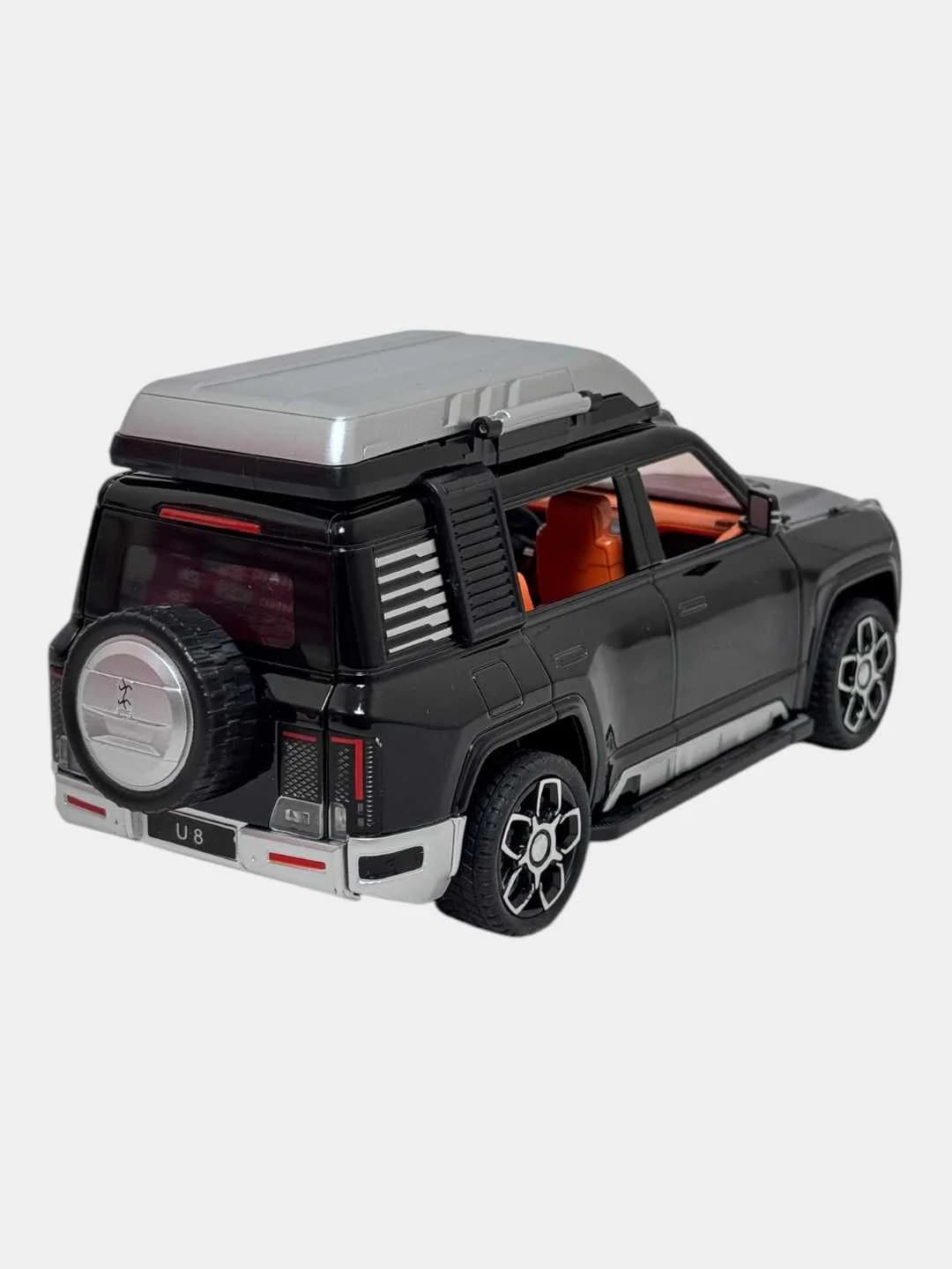 Avtomobil U 8 1:24 2432B, metal, qara — şəkil 4