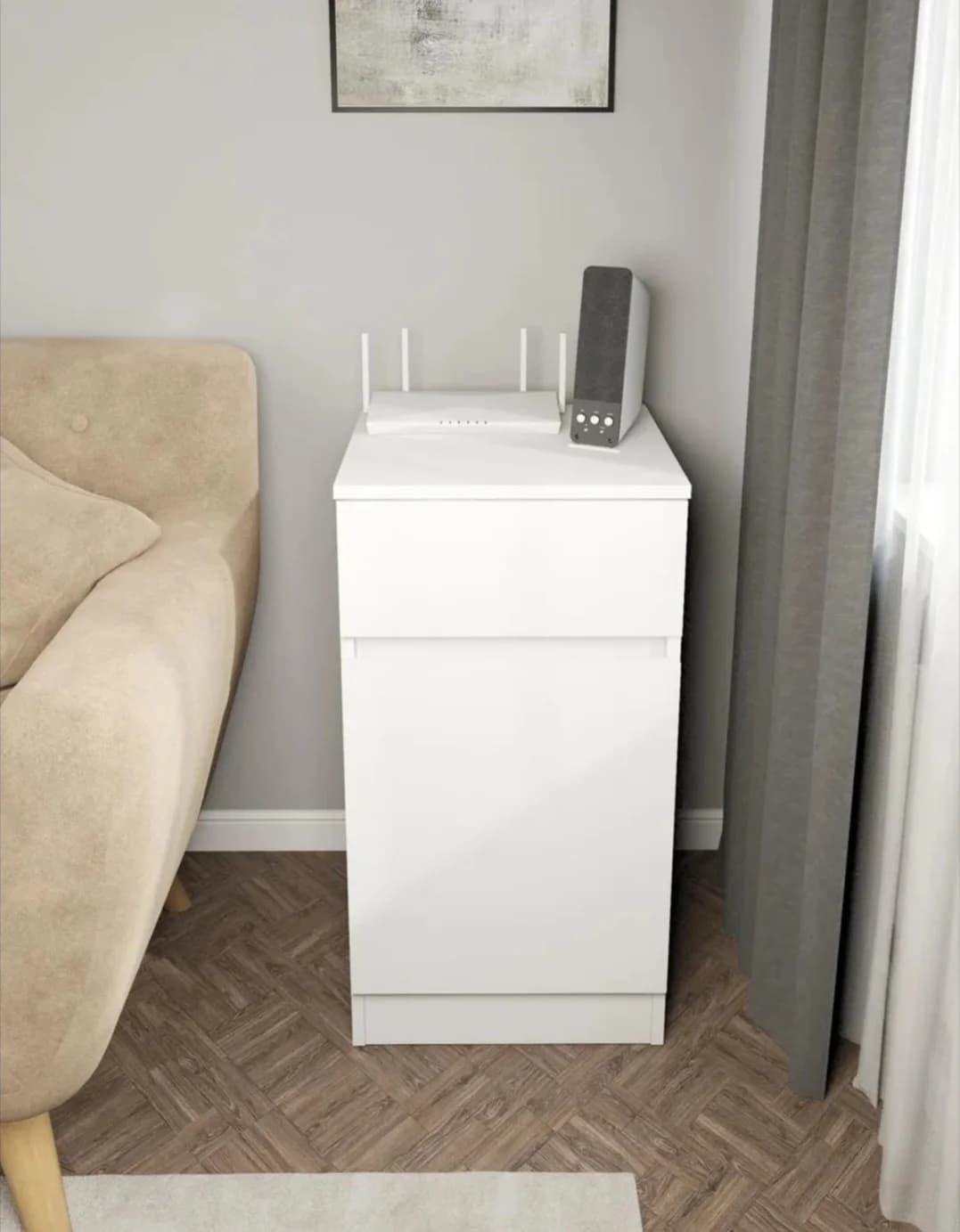 Tumba SO0015, laminat, 73x35x35 sm — изображение 3