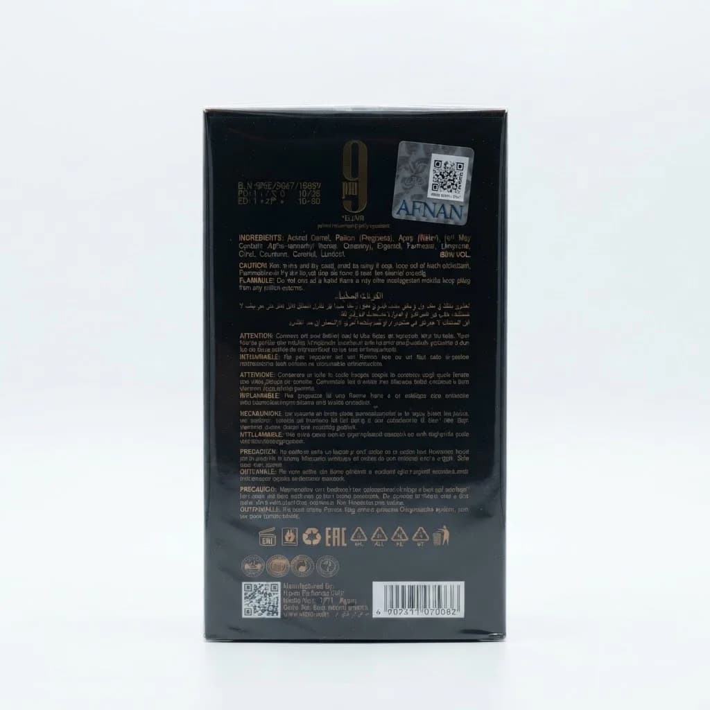 Afnan 9 PM Elixir kişilər üçün ətir 100 ml — şəkil 2