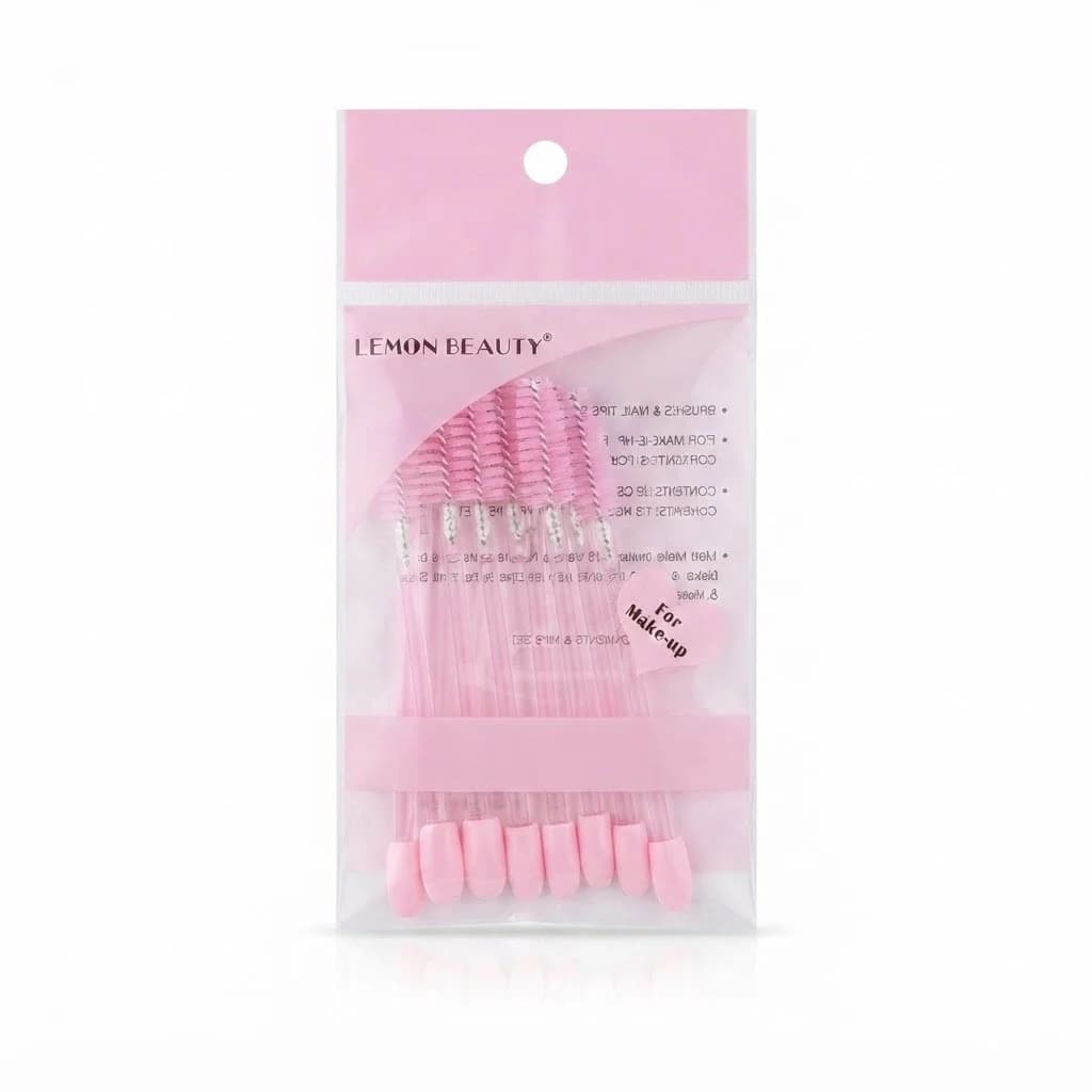 Kirpiklər üçün fırça dəsti Lemon Beauty, 8 əd